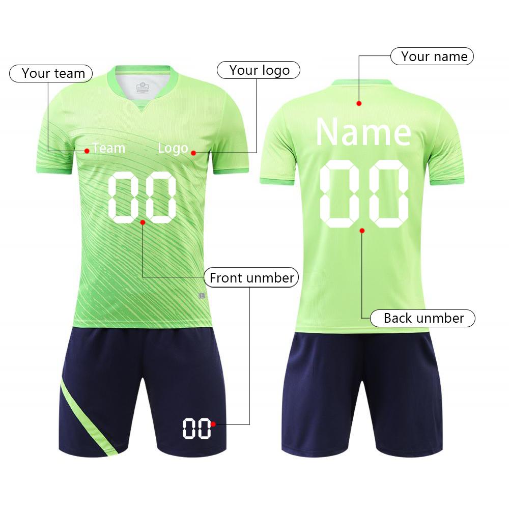 DIY Custom Adult And Children Two-piece Football Uniforms