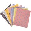 Set of 7 Checkered Bow Patchwork Cut Nordic Cotton 46x56cm Fabrics, Cloths, Scraps,
