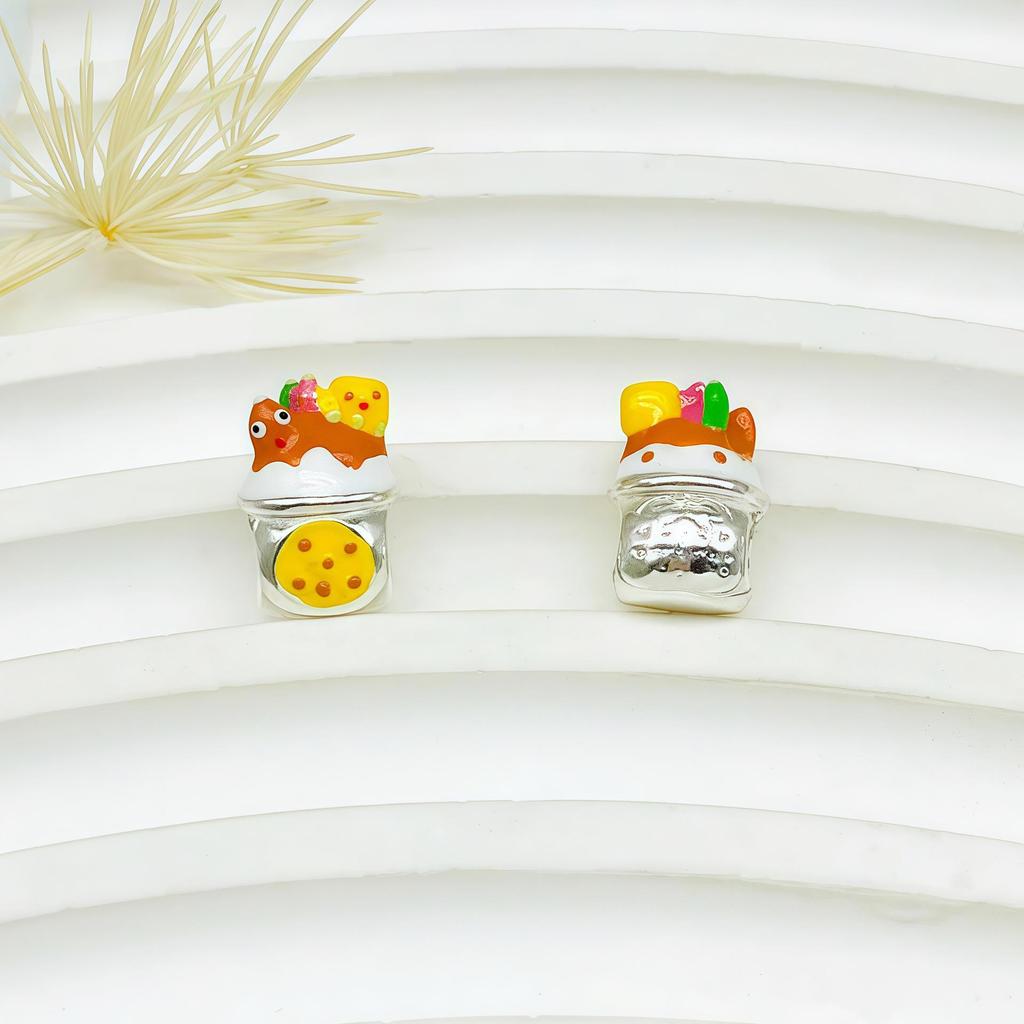 DIY 3D Alloy Drip Oil Cartoon Beaded Jewelry for Bracelets & Necklaces