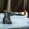 1 Pcs Lucky Elephant Figurines Home Decor Living Room Decoration Souvenir Crafts Accessories Fairy Garden Animal Ornaments