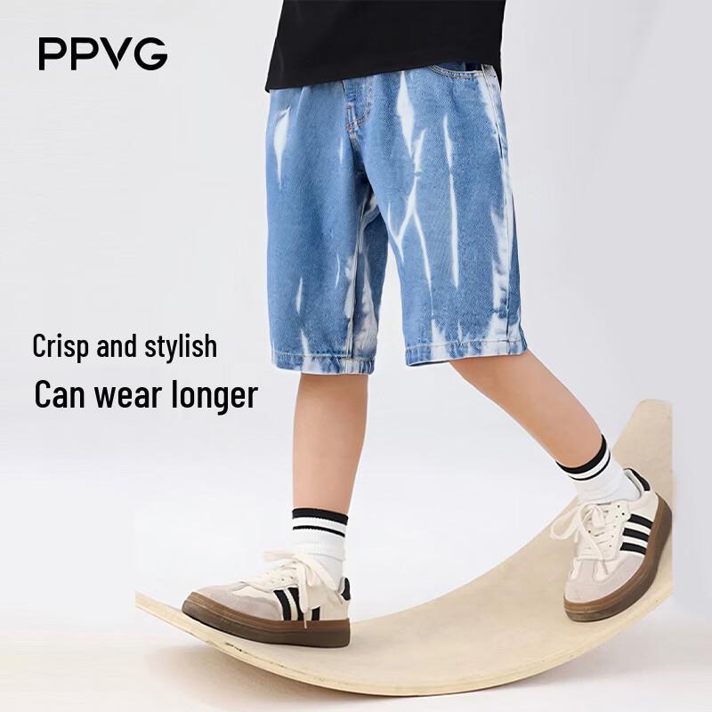 Beibei Kingdom Boys  Denim Casual Shorts 140
