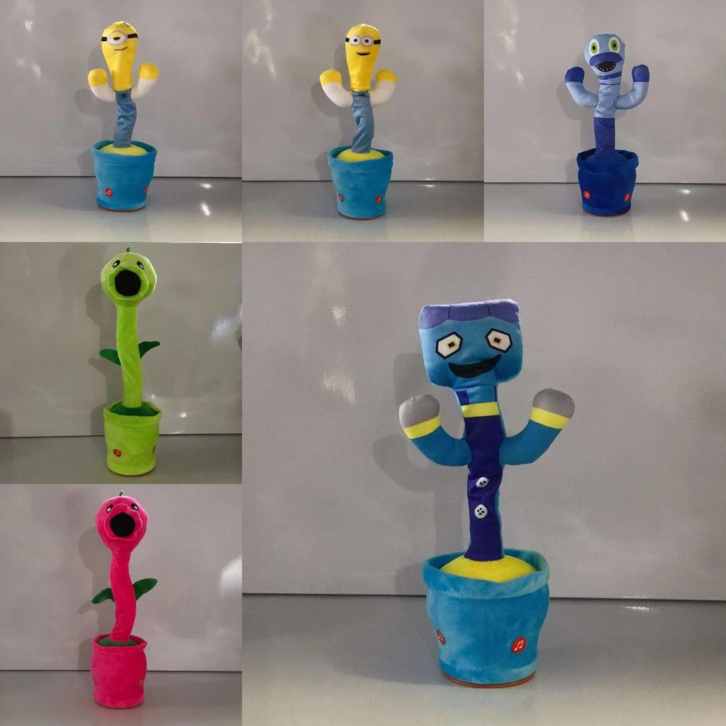 Dancing Cactus Plush Toy With Light And Sound For Kids Entertainment