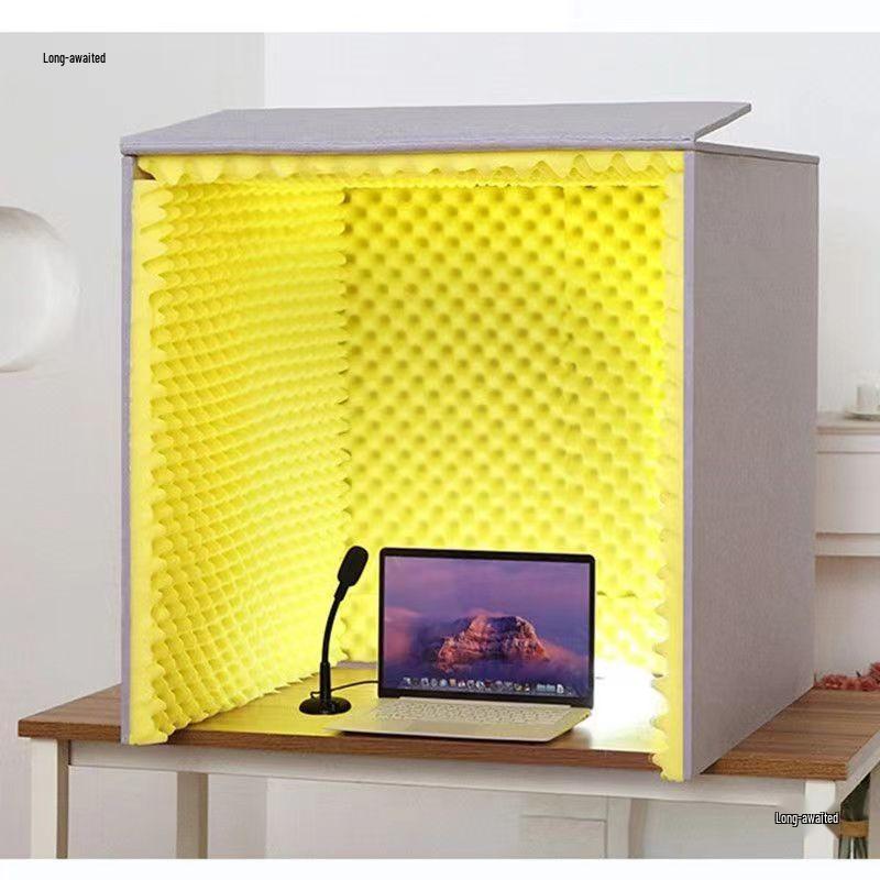 Foldable Desktop Recording Studio for Home Use - High-Density Noise Reduction