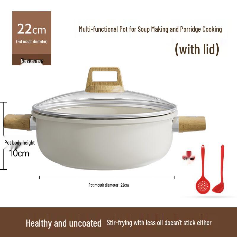 

Chuyi Qi 22cm Maifan Stone Ceramic Soup Pot