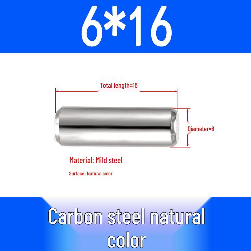 GB119 Iron Cylindrical Positioning Pin - Solid Pin Shaft M3M4M5M6M8M10M12