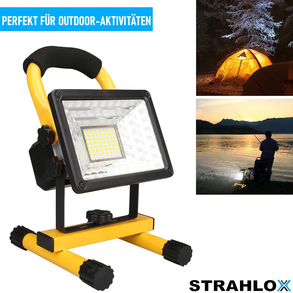STRAHLOX LED Work Light Floodlight Work Lamp Construction Spotlight
