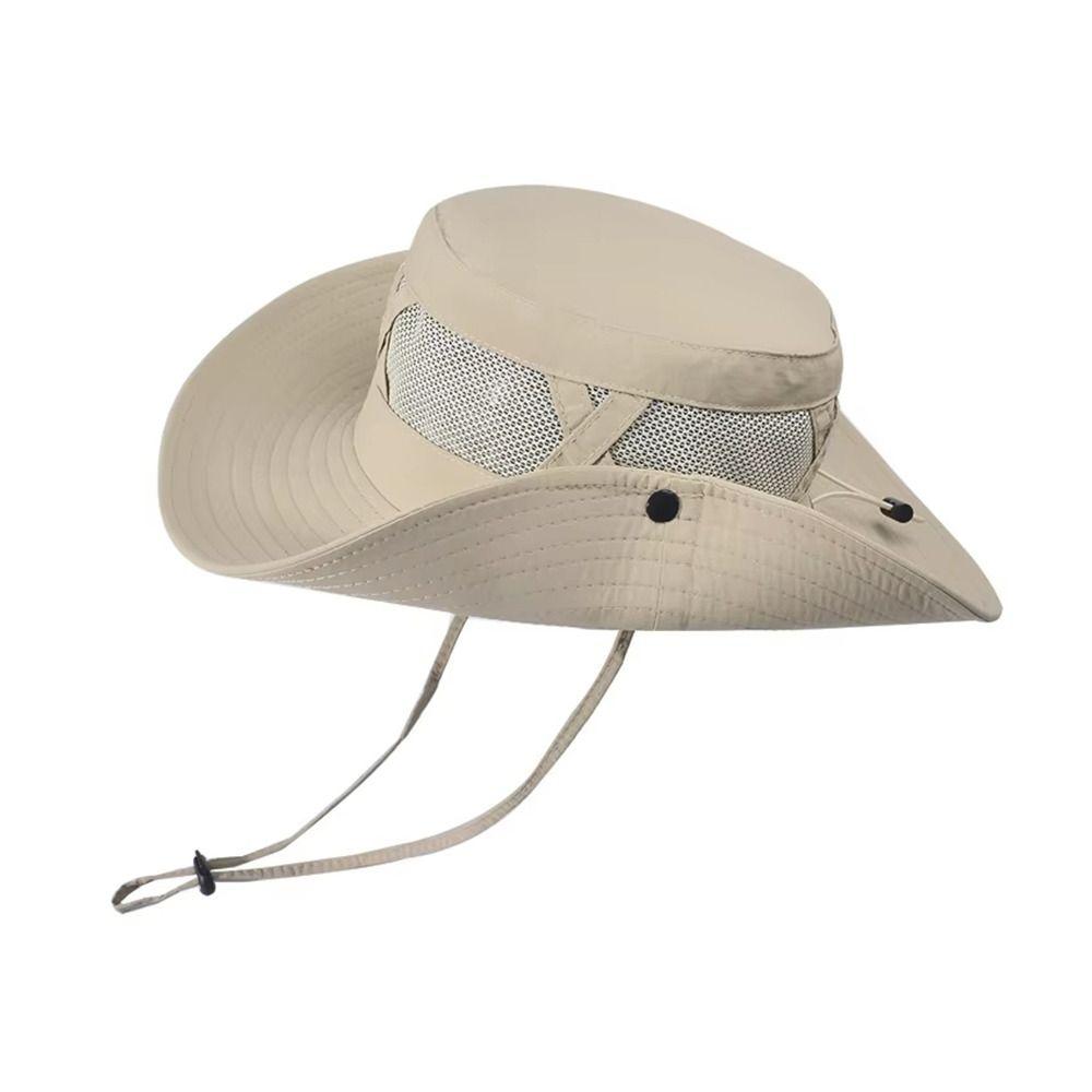 Fashion Breathable Summer Bucket Hat Sun Protection Casual Fishing Cap Portable Sun Hat Camping Hiking