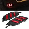 1 Pair Car Taillight DRL LED Signal Lights Rear Bumper Tail Brake Lamp for Civic 16‑17