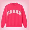 PARKE Women's Embroidered Hooded Sweatshirt - Versatile Loose Fit Sport Hoodie