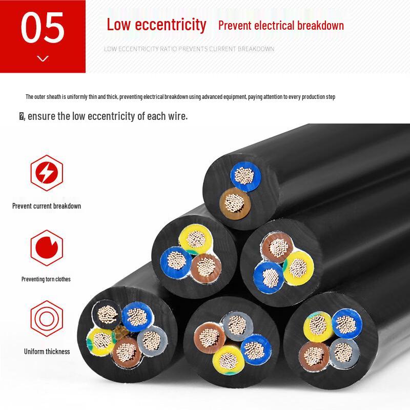 Zhenglian RVV 3-Core 0.75mm² Power Control Cable