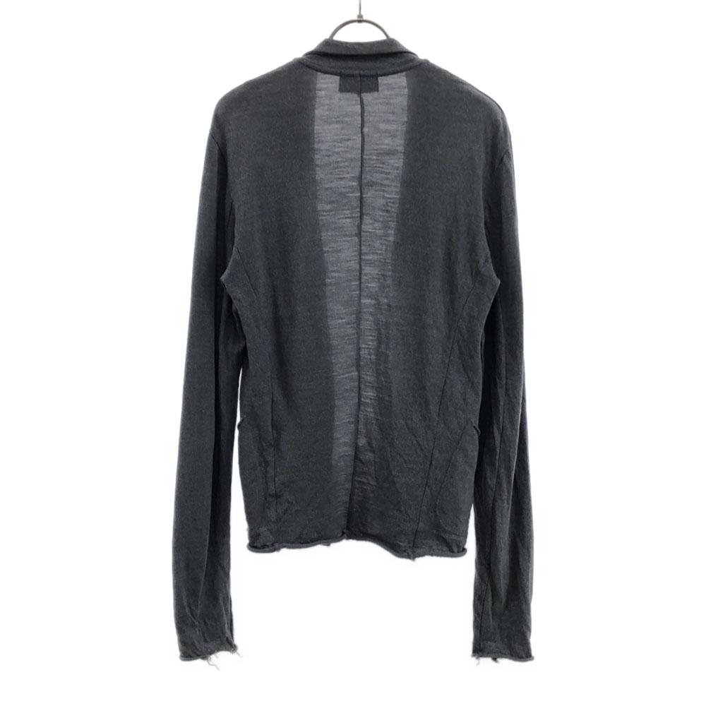 kolor Made in Japan Wool Blend cut off Knit jacket 1 gray cardigan Men's Used