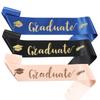 2026 European and American Fashion Graduation Strap IGRADUATED Etiquette Strap Ribbon Graduation Party Clothing Shoulder Strap Dress Up