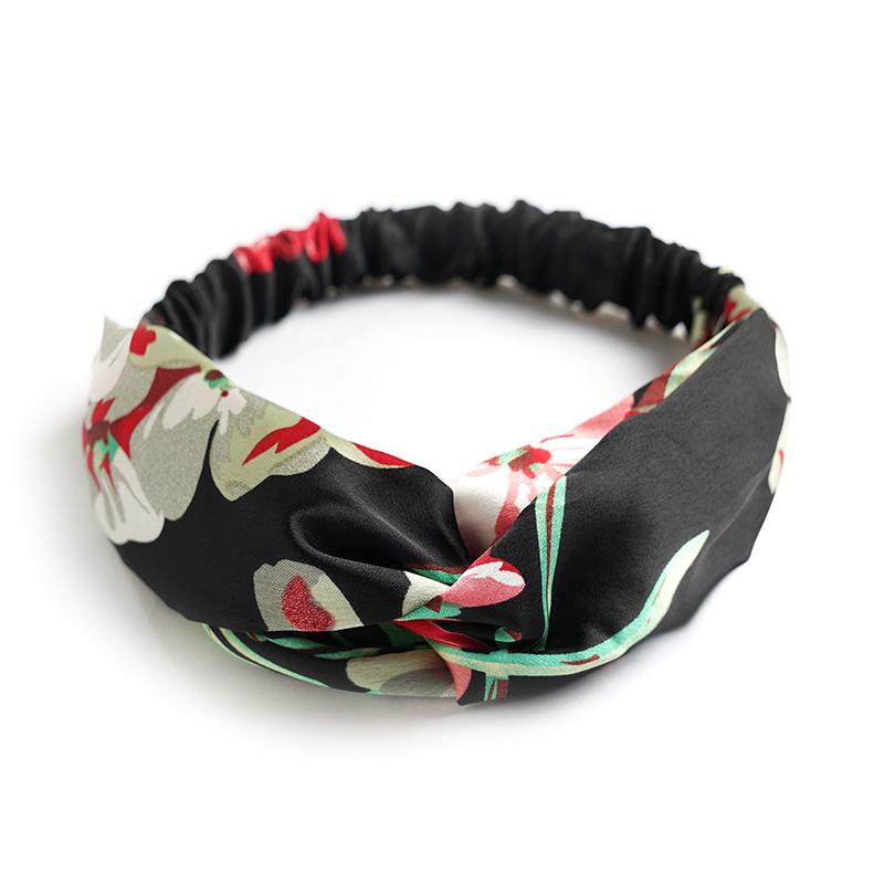 Fashion Women Girls Summer Bohemian Hair Bands Print Headbands Vintage Cross Turban Bandage Bandanas HairBands Hair Accessories