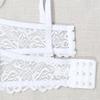 Top thin bottom thick women's small size underwear sexy lace bow sponge gathered bra steel ring pure desire wind bra