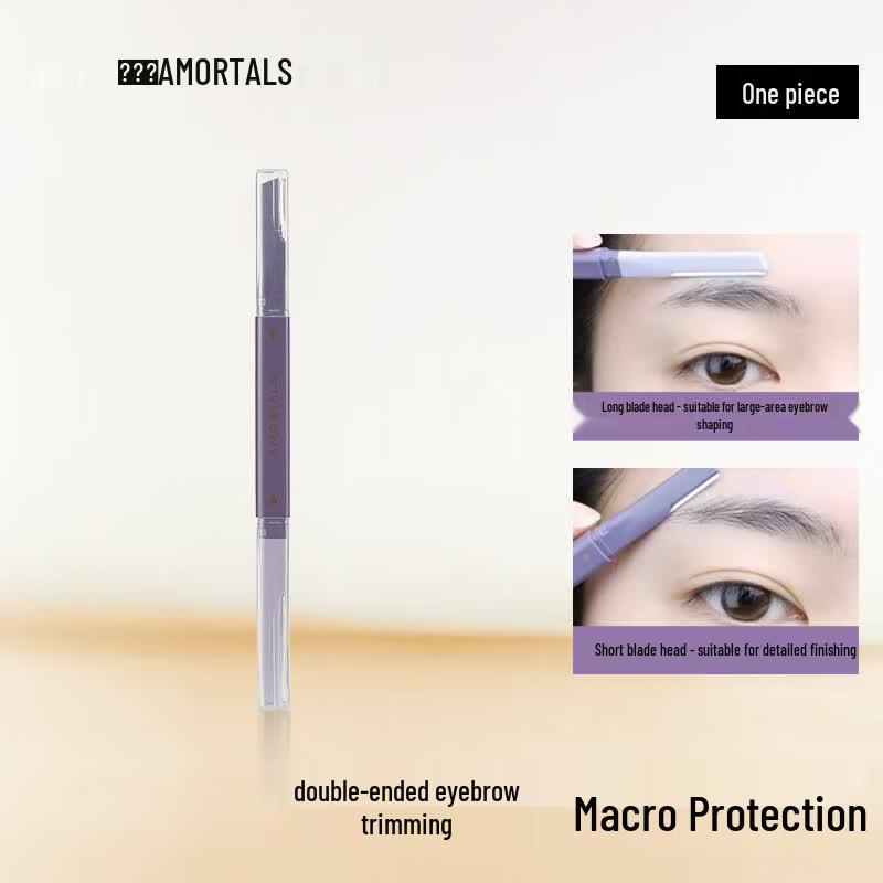 AMORTALS Dual-Head Eyebrow Razor & Grooming Kit 1 pc