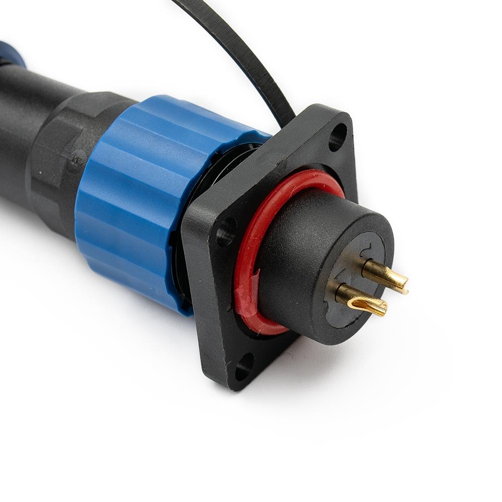 SP16 Wasserdichter Vierkantstecker für Bühnenbeleuchtung und Marineausrüstung