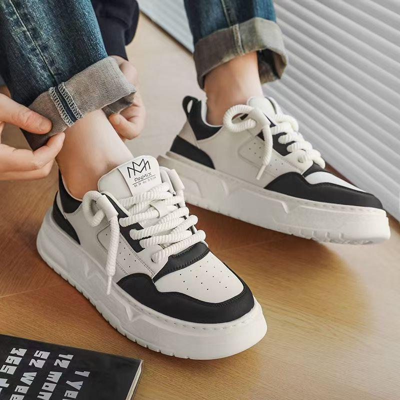 

Fashion Men s Sports Shoes Sneakers 2025 Autumn New Height Increase Casual Sports Shoes Comfortable Non Slip Outdoor Running Shoes 44 чёрный