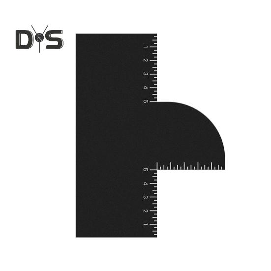 

1/2 шт. Шаблон для укладки мужских волос, улучшение цвета, парикмахерская карта с индикатором измерения, руководство по подбору линий роста волос для мужчин, шаблон для стрижки волос 1pc