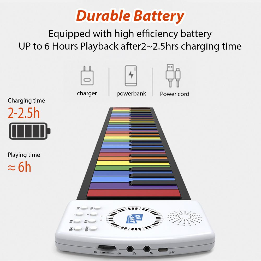 49-клавишная складная клавиатура для фортепиано — фото 7