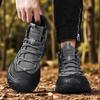 Men's Hiking Shoes 2026 Autumn New Outdoor Non Slip Lightweight Platform Sneakers Comfortable Height Increase Lace Up Work Shoes