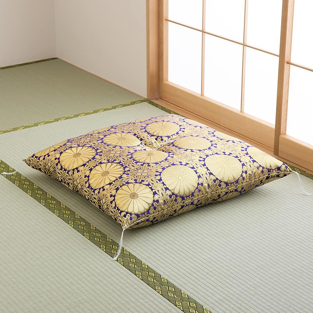 Buddhist Altar Store Takita Shoten Gozen Zabuton Tea Four Purple Memorial Buddhist Buddhist Temple Gold Obon Made in Japan (Buddha Zabuton), Ceramics,