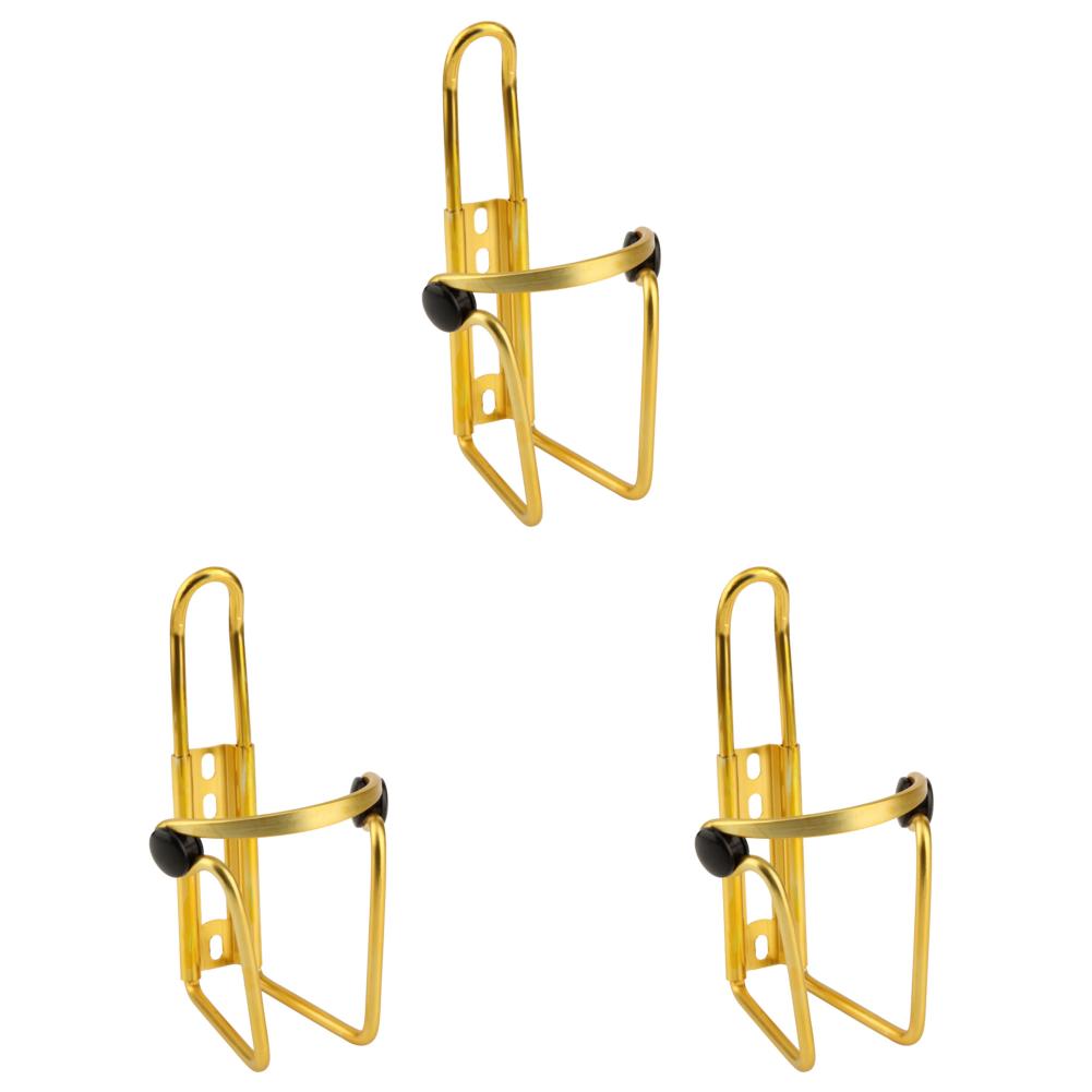 

- Подставка для бутылки с водой из алюминиевого сплава для горного велосипеда, держатель для чайника (Золото)