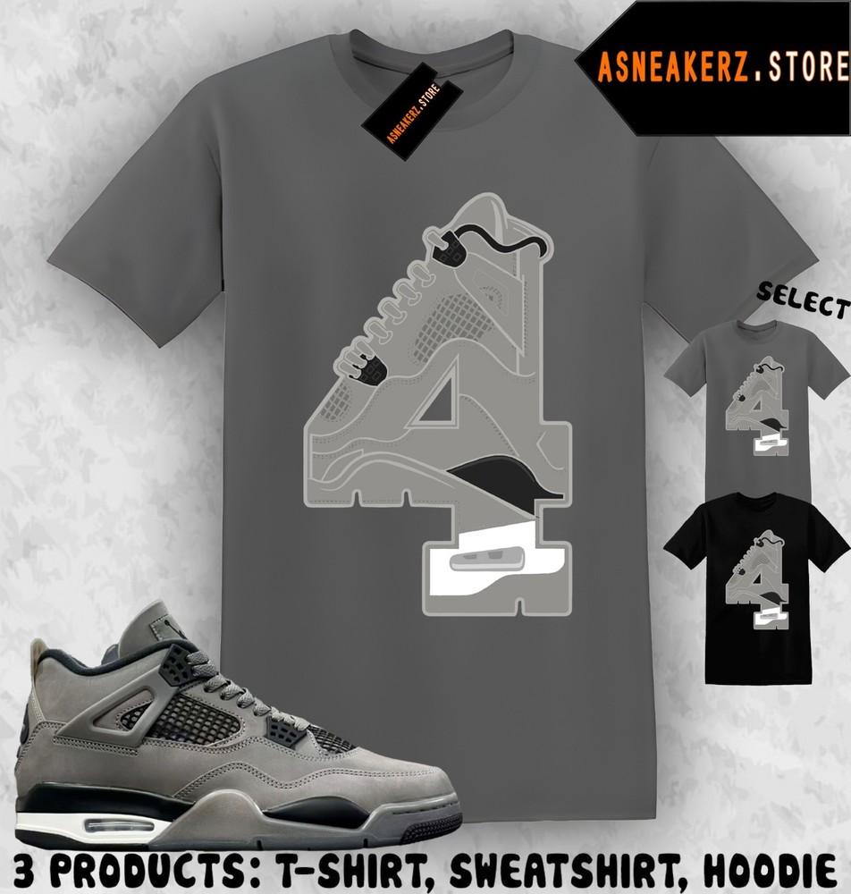 Shirt Matching AJ 4 Cave Stone 2025 Match Sneaker Number 4s Sneakerhead T-Shirt Unisex T-Shirt S