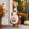 Thanksgiving Turkey Costume for - Fits 23 Inch Porch Statue, Outdoor Yard Decoration