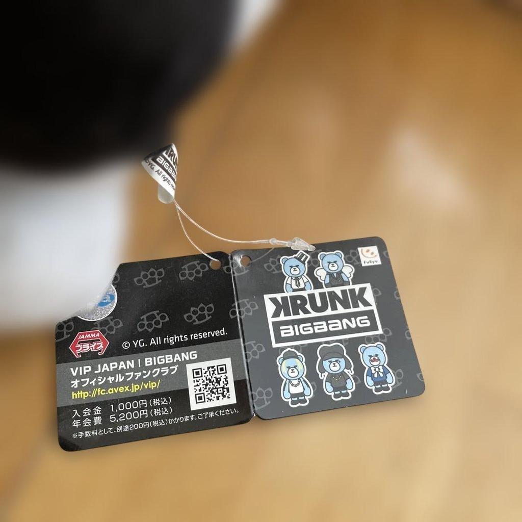 [GEBRAUCHT] BIGBANG KRUNK Plüschtier mit Herz