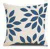 Navy Blue and White Geometric Patterned Pillowcases Suitable for Living Room and Bedroom Decor Pillow Insert Not Included