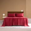 1Pcs Organic Bamboo Flat Bed Sheet Luxury Single Double Queen Size Flat Sheet (Pillowcase Need To Buy) 100% Bamboo Bed Linens