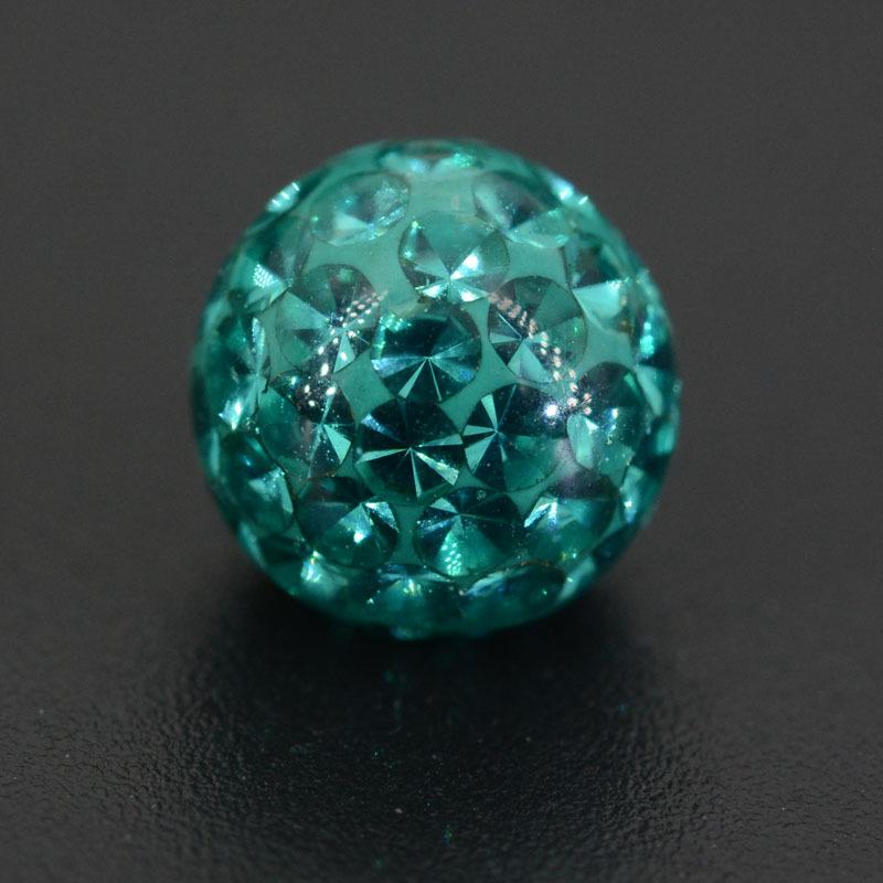 3-5mm 14G/16G Umwickelte Kristallschlammkugel Lippenstecker Schmuckzubehör