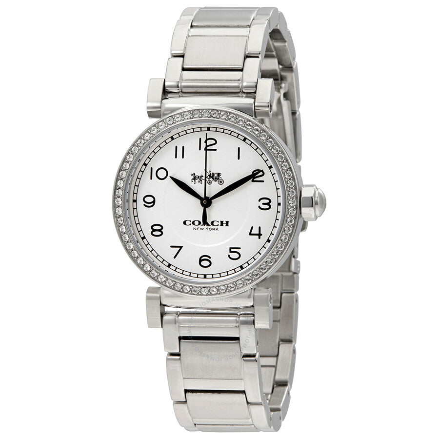 

Coach Madison Silver White Dial Women s Watch 14502394