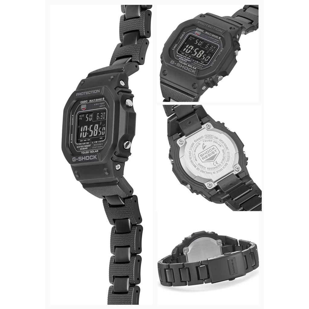 [Casio] G-Shock Watch [Domestic Genuine Product] Radio Solar Metal Core Band GW-M5610UBC-1JF Men's Black