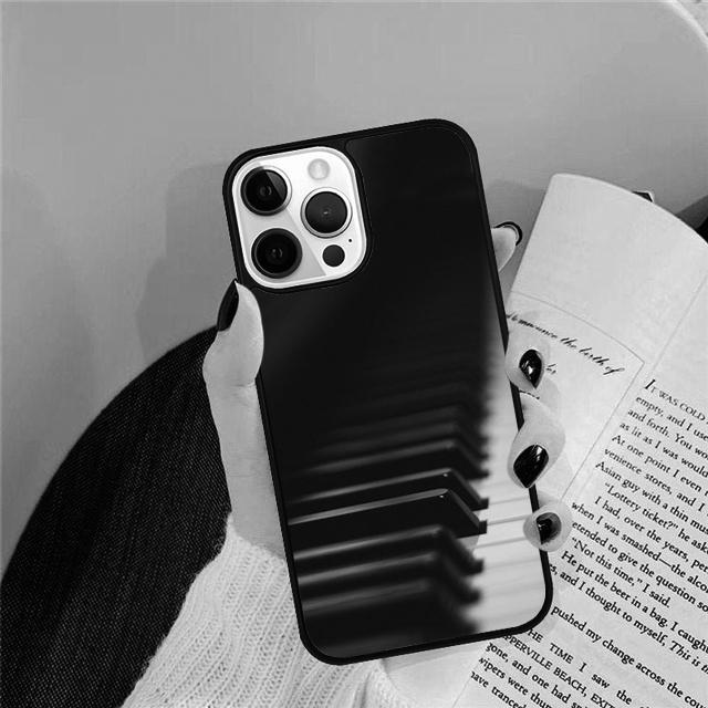 Music Piano Key Phone Case Cover For iPhone 17 Air 15 16 14 13 12 Pro Max 11 Pro Max Plus Coque Shell