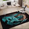 1pc Statue of Liberty, USA Carpet Rug for Living Room Bedroom Home Sofa Decoration,Kids Play Non-slip Floor Mat