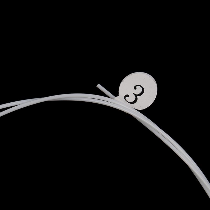 4 Pcs/Set Ukulele Strings White Nylon U105 A E C G Tuning Ukulele String