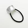 U-Shaped Minimalist Alloy Hair Tie with Bright Finish for Ponytails - European & American Style