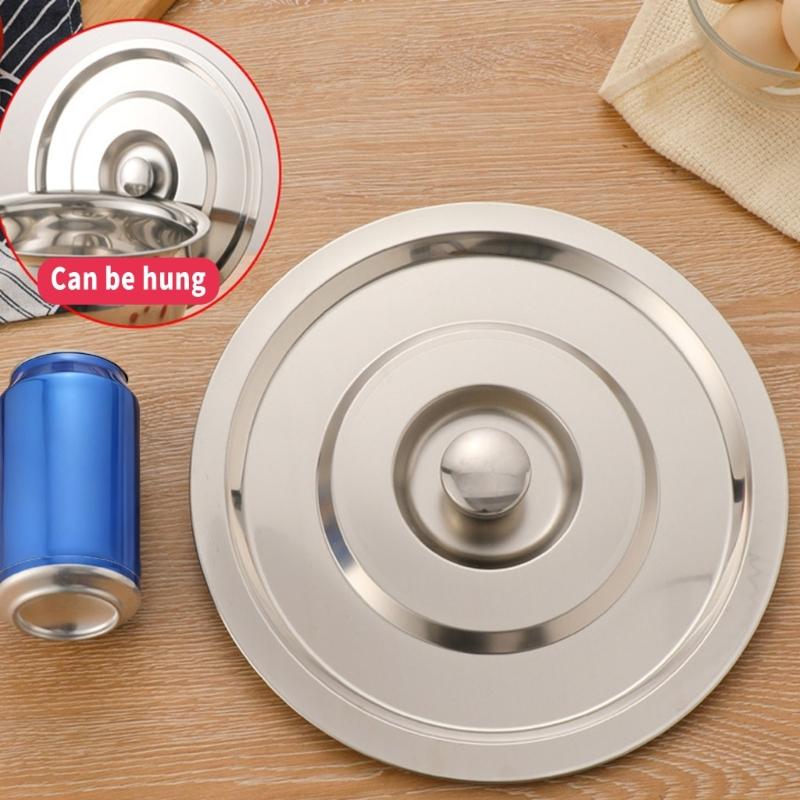 Stainless Steels Frying Pan Cover for Pots Woks Sustainable Kitchen Essential Restaurant Tool Cookware Cover