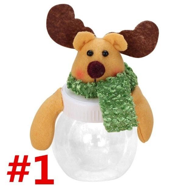 Weihnachtsmann Schneemann Rentier Süßigkeitenbox Babyparty Hochzeit Taufe Geburtstagsfeier Weihnachtsgeschenke Flasche für Kinder