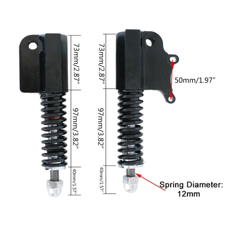 For Kugoo Electric Scooter 10 Inch Front Shock Absorber Spring Suspension Rebound Damping Skateboard Part