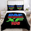 Federa Piumone con Logo Camion DAF alla Moda Set Biancheria da Letto Coperta Morbida e Federe per Ragazzi Singolo_Matrimoniale_Queen_King