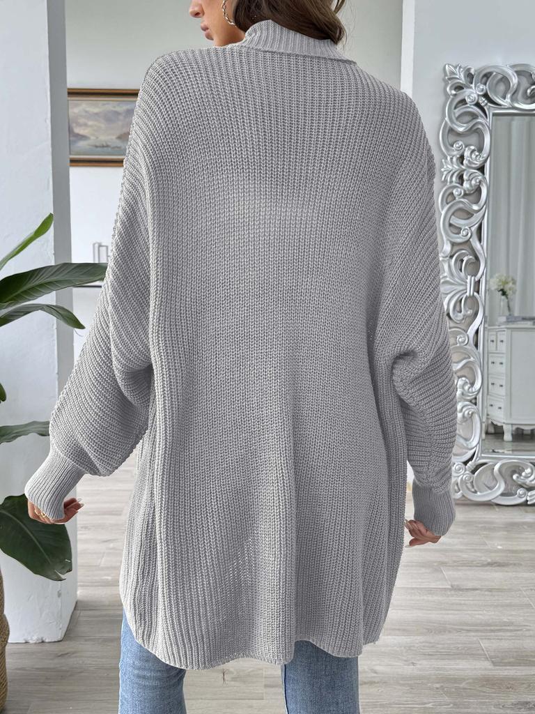 Women's Wool Sweater Fall Winter New Style Outerwear Women's Casual Fashion Loose Knit Cardigan