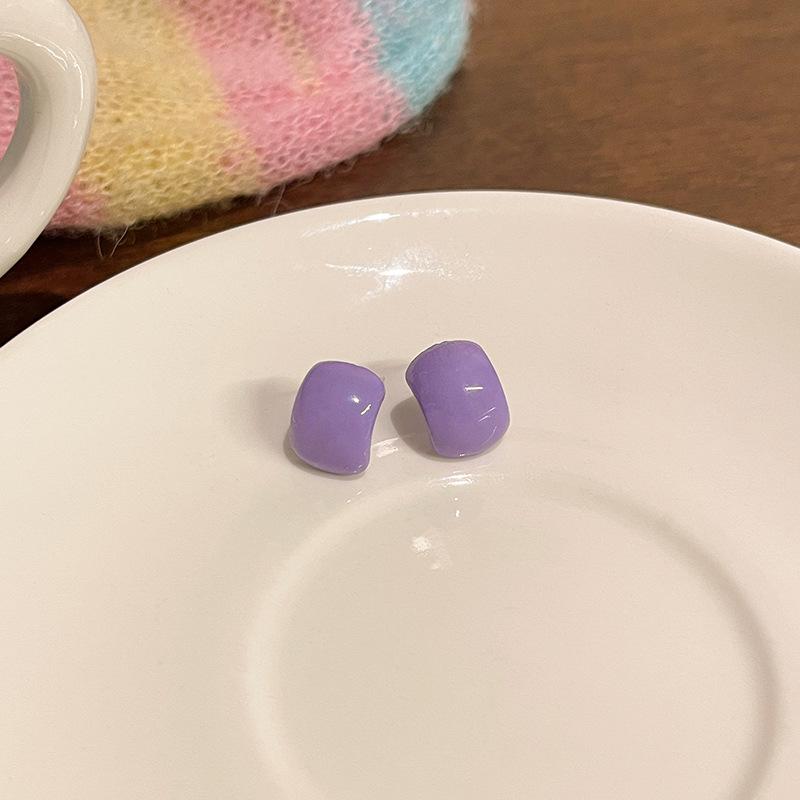 

Летние свежие серьги-бобы из серебра 925 пробы с допамином в форме буквы С для женщин - милые и симпатичные