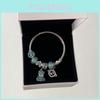 Bear Charm Bracelet With Electroplated Finish For Fashionable Women