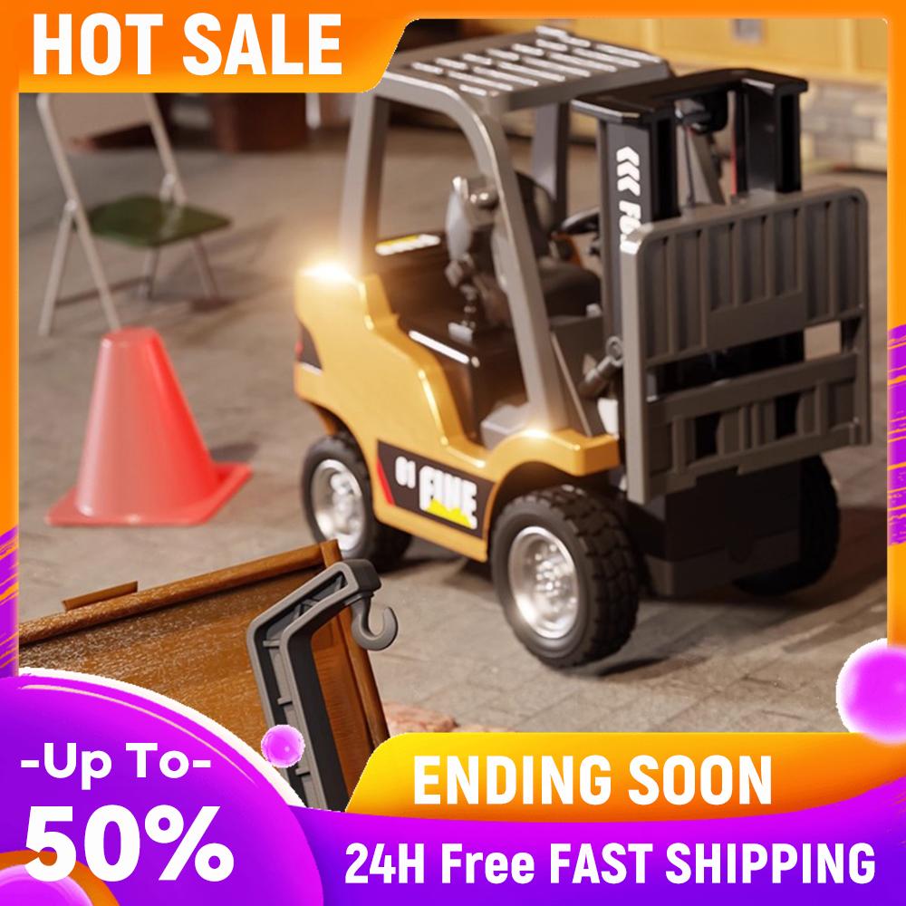 

1/64 RC Forklift Toy Rechargeable Mini Remote Control Forklift Truck with Lights & Sounds Birthday Gifts for Adults Kids Age 6+ China Mainland