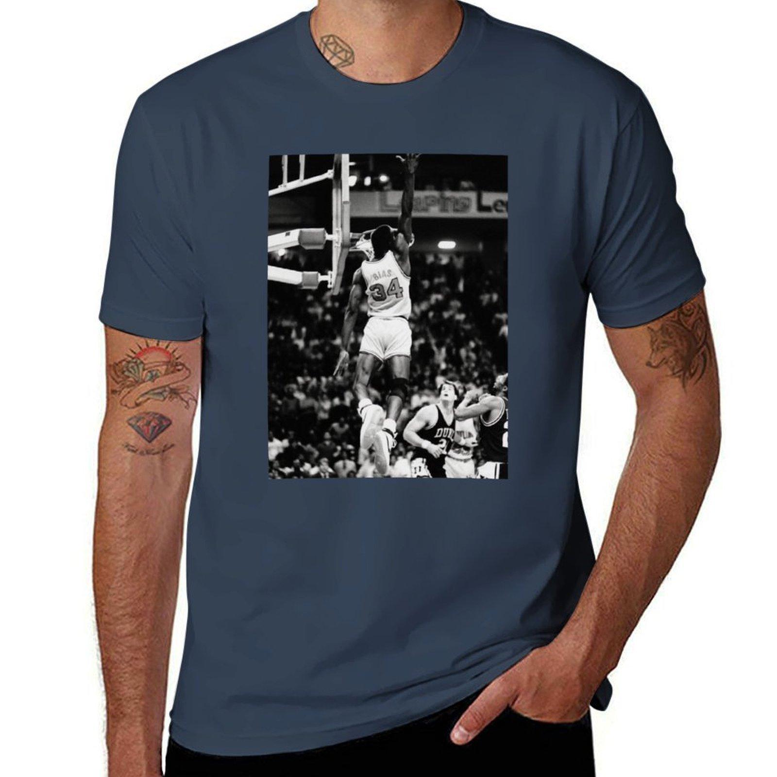 Len Bias Premium Tshirt Work Daily Short Sleeve Top S