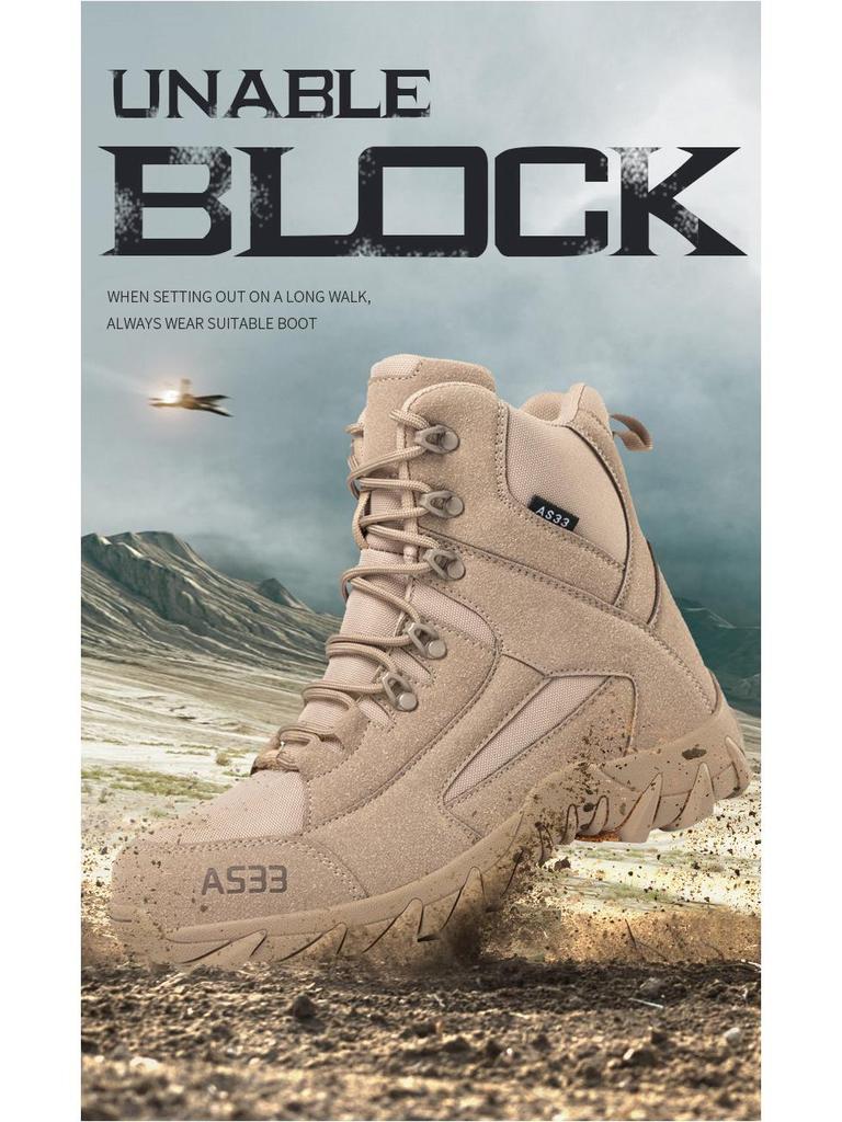 2025 Men's & Women's Fleece-Lined Hiking and Combat Boots: Warm, High-Quality Military Style for Autumn & Winter