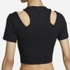 New Nike Sportswear Crop Top Women's Black DV7963-010
