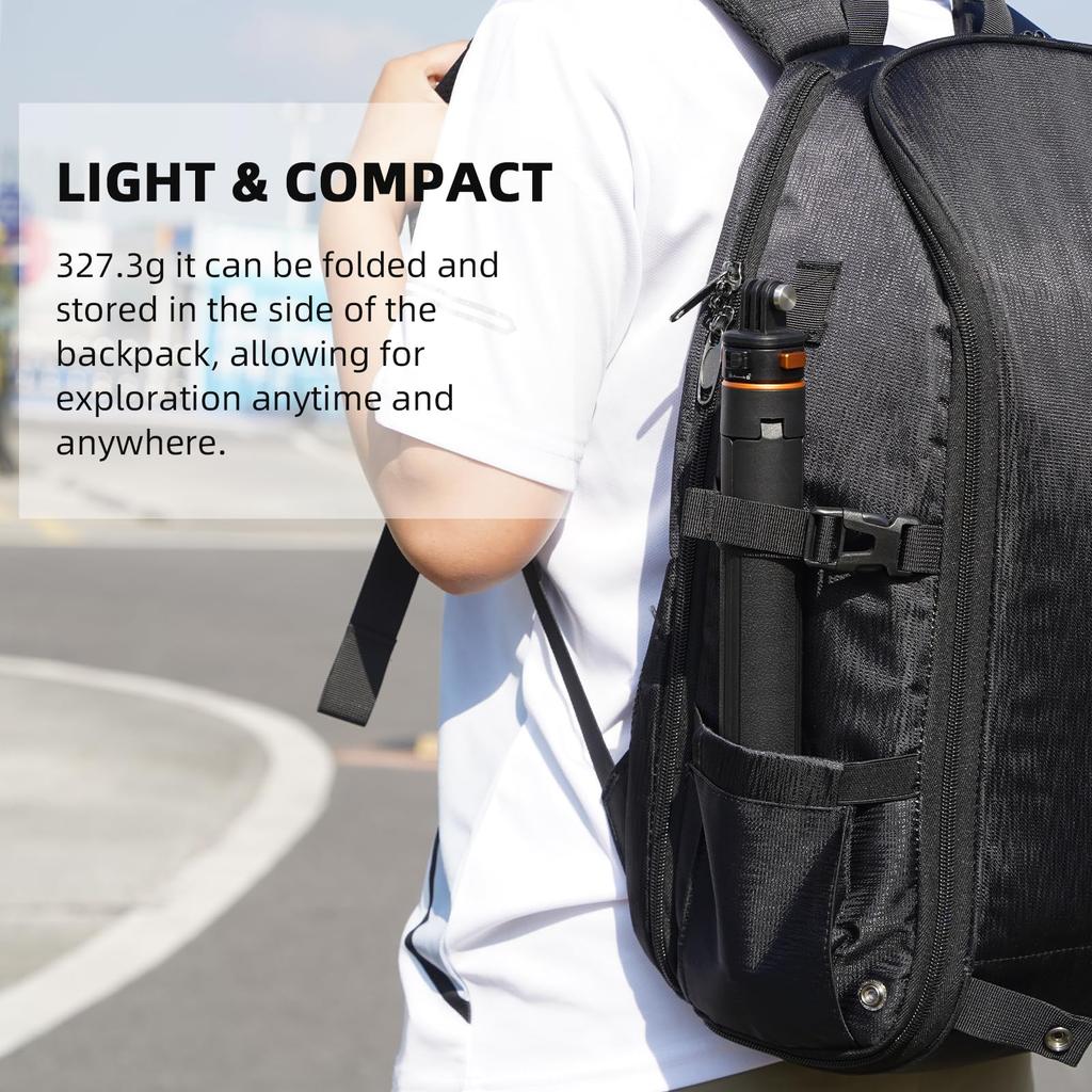 162CM Selfie Tripod Stand for Action Camera with Quick Release Inch Extendable Pocket Tripod for DJI Osmo Pocket 5 Insta360 AKASO DSLR Lightweight